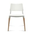 Mila Lunch Room Retro Chair White x 4