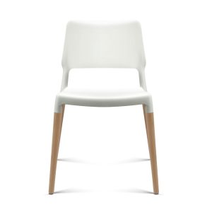 Mila Lunch Room Retro Chair White x 4