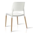 Mila Lunch Room Retro Chair White x 4