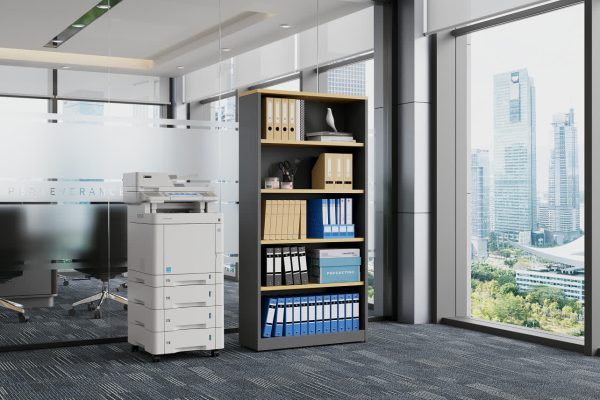 Open Bookcase 1800H BEECH - And 5 Colours