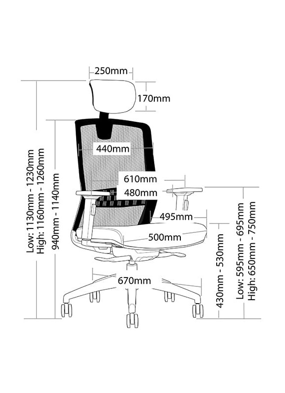 BOLT High Mesh Back Task Chair BOLT High Mesh Back Task Chair