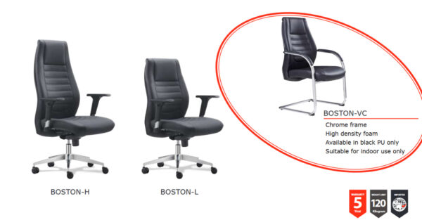 BOSTON Medium Back Executive Chair BOSTON Medium Back Executive Chair