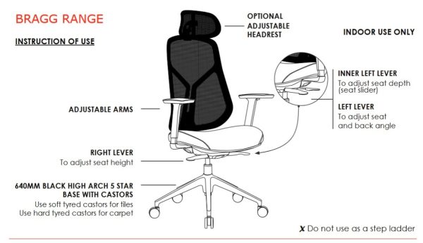 Bragg Mesh Back Chair