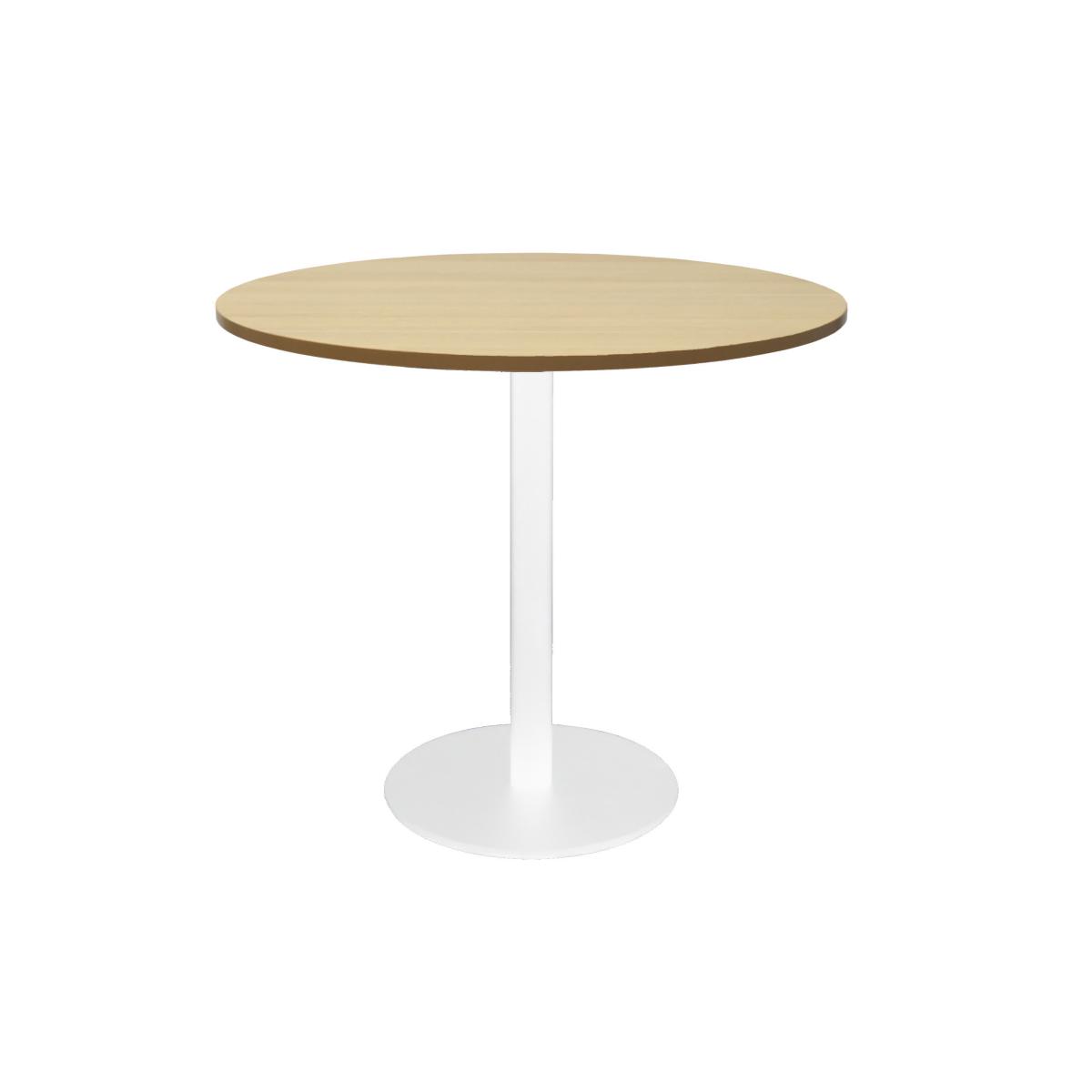 Round Flat Disc Base Meeting Table 900 BW
