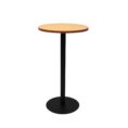 Round Flat Disc Base High Bar Table 600x1050H - Many Options