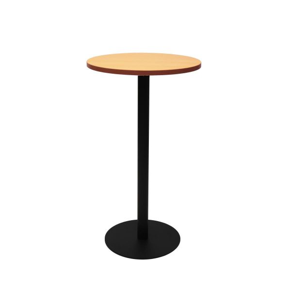 Round Flat Disc Base High Bar Table 600x1050H - Many Options Round Flat Disc Base High Bar Table 600x1050H - Many Options