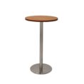 Round Flat Disc Base High Bar Table 600x1050H - Many Options