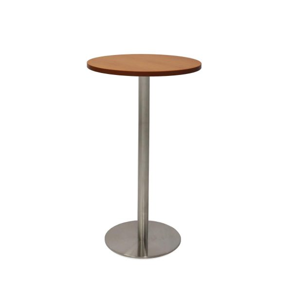 Round Flat Disc Base High Bar Table 600x1050H - Many Options Round Flat Disc Base High Bar Table 600x1050H - Many Options