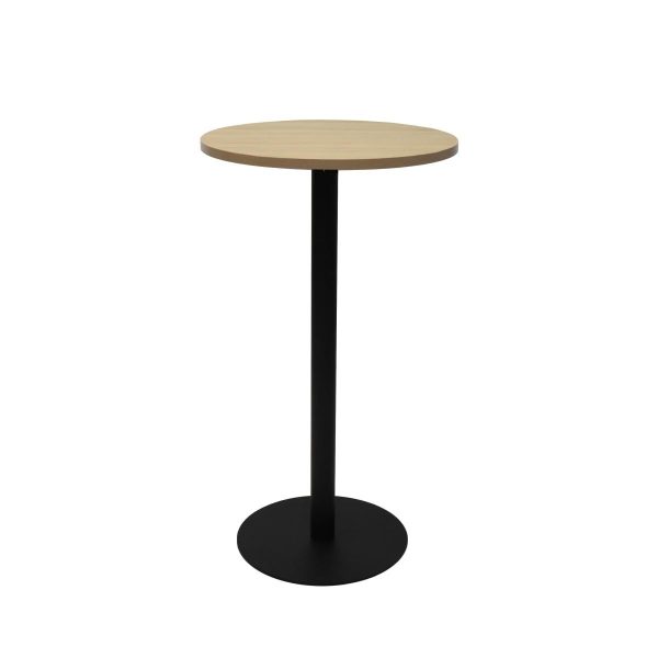 Round Flat Disc Base High Bar Table 600x1050H - Many Options Round Flat Disc Base High Bar Table 600x1050H - Many Options