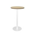 Round Flat Disc Base High Bar Table 600x1050H - Many Options