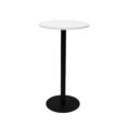 Round Flat Disc Base High Bar Table 600x1050H - Many Options