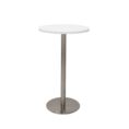 Round Flat Disc Base High Bar Table 600x1050H - Many Options