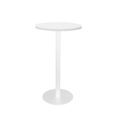 Round Flat Disc Base High Bar Table 600x1050H - Many Options