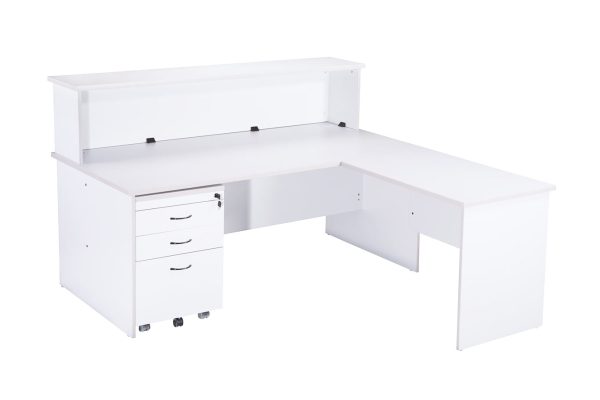 Reception Desk With Hob Redwood 1500 - More Colours