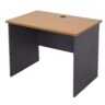 Open Slab Desk 900 WHITE Over Ironstone - 4 Colours