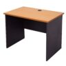 Open Slab Desk 900 WHITE Over Ironstone - 4 Colours