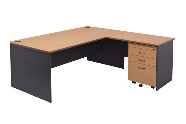 Open Desk With Universal Return 1500 - Total 10 Colours Open Desk With Universal Return 1500 - Total 10 Colours