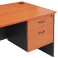Rectangular Open Slab Desk 1500 Natural OAK - 4 Colours