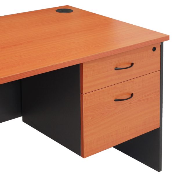 Rectangular Open Slab Desk 1500 Natural OAK - 4 Colours
