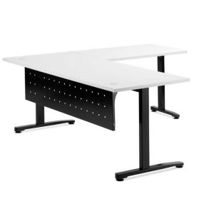 Cee L-Shape Corner Workstation - Check Stock
