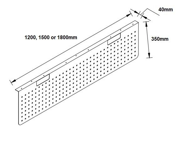 Premium Check Modesty Panel - 5 Sizes Premium Check Modesty Panel - 5 Sizes