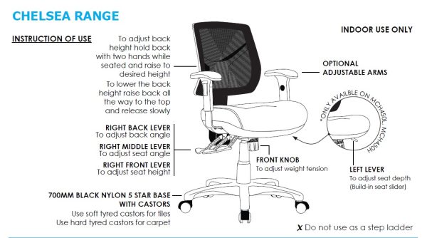 Chelsea 450 Upholstered Task Chair - 2 Options Chelsea 450 Upholstered Task Chair - 2 Options