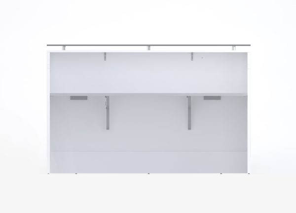 Jade Reception Counter All White 1800 Jade Reception Counter All White 1800