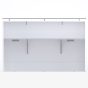 Jade Reception Counter All White 1800