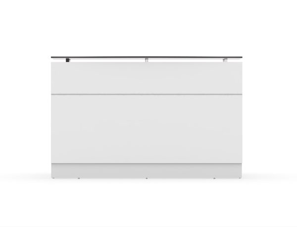 Jade Reception Counter All White 1800 Jade Reception Counter All White 1800