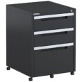 Steelco Classic Metal Mobile Pedestal 3 Drawers - 3 Colours
