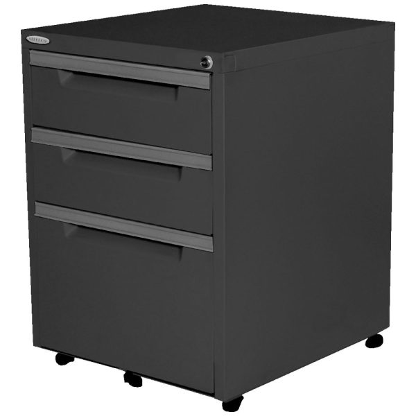 Steelco Classic Metal Mobile Pedestal 2 Filing Drawers Steelco Classic Metal Mobile Pedestal 2 Filing Drawers