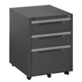 Steelco Classic Metal Mobile Pedestal 3 Drawers - 3 Colours