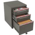Steelco Classic Metal Mobile Pedestal 3 Drawers - 3 Colours