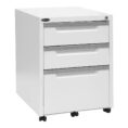 Steelco Classic Metal Mobile Pedestal 3 Drawers - 3 Colours