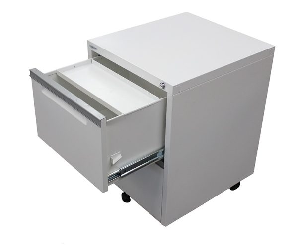 Steelco Classic Metal Mobile Pedestal 2 Filing Drawers Steelco Classic Metal Mobile Pedestal 2 Filing Drawers