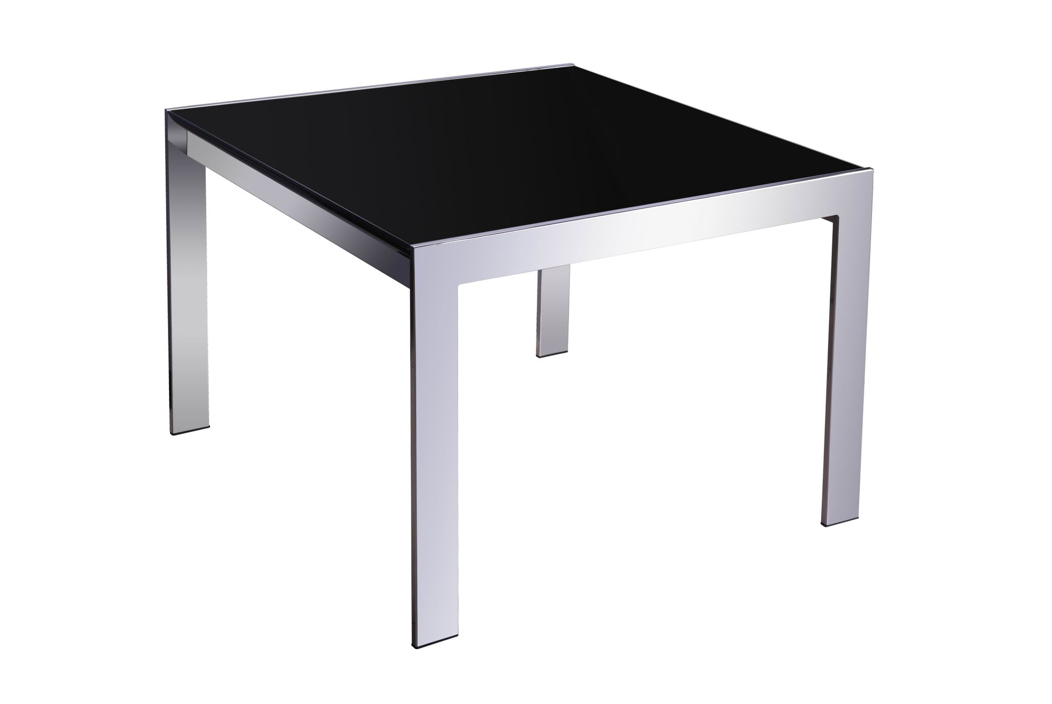 Deluxe Square Black Glass Coffee Table 600