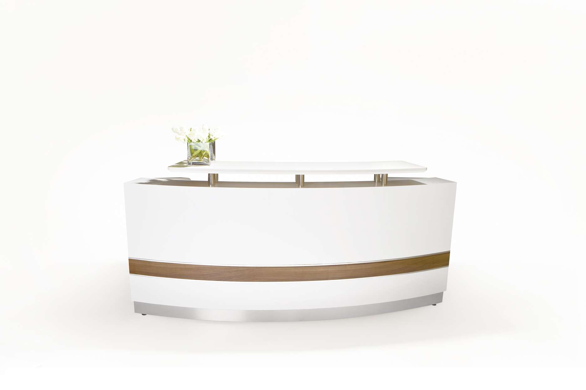 SOHO Bow Front Conservatory Reception Counter - 1800