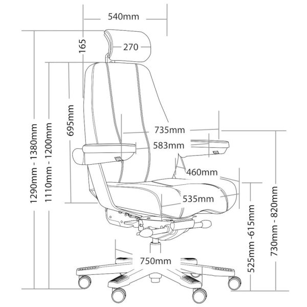 Corsa Heavy Duty Leather Chair Corsa Heavy Duty Leather Chair