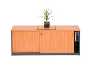 Sliding Door Credenza / Buffet 1800 CHERRY - 5 Colours