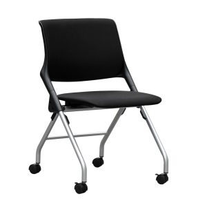 Zax Cross Training Chair with Castors - Black or Silver Frame