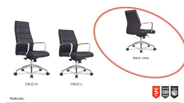 Cruz Medium Back Chair