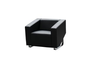 Cube Single Seater Leather Lounge