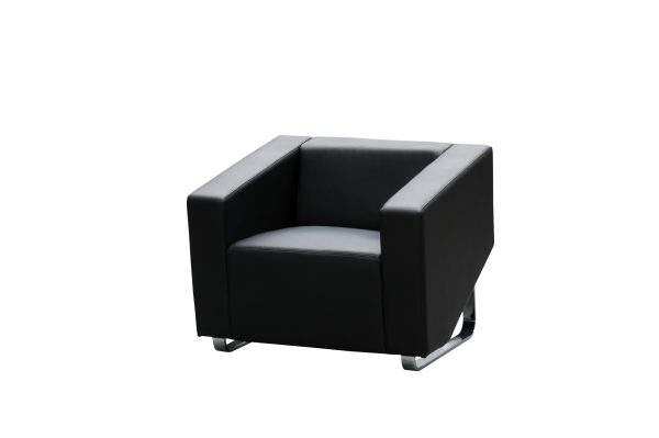 Cube Single Seater Leather Lounge Cube Single Seater Leather Lounge