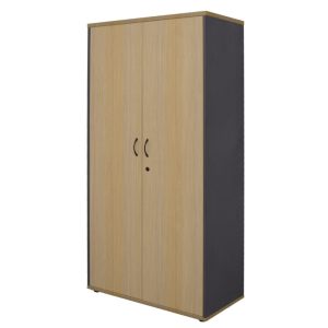 Full Door Cupboard with Lock - Natural OAK