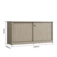Sliding Door Credenza / Buffet 1500 - Tawny Linewood