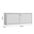 Sliding Door Credenza / Buffet 1800 REDWOOD - 5 Colours