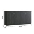 Hinge Door Credenza Buffet 900H - 5 Colours