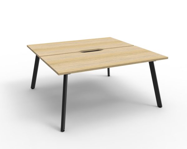 Eternity Profile Legs Double Desk 1800