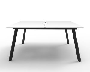 Eternity Profile Legs Double Desk 1800