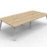 Eternity Profile Legs Double Desk 1500